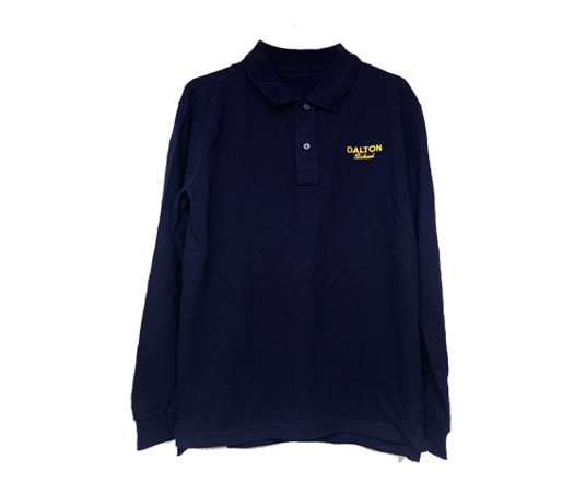 Polo shirt(Long-sleeve)navy